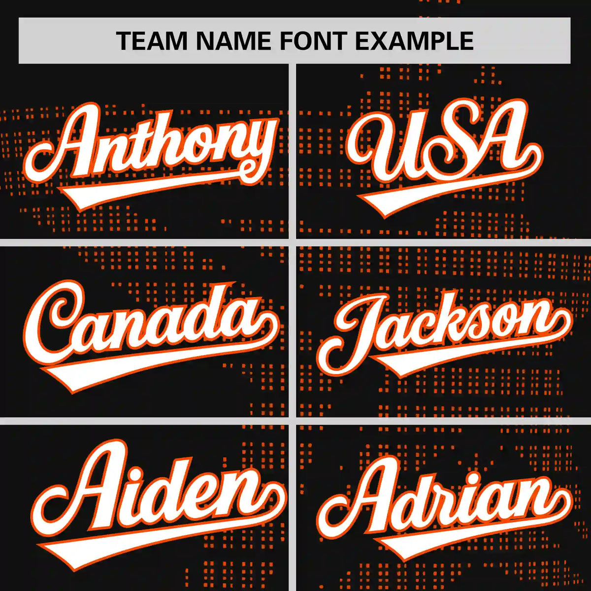 Custom Black Orange Crew Neck Star Style  Design  Performance T-Shirt