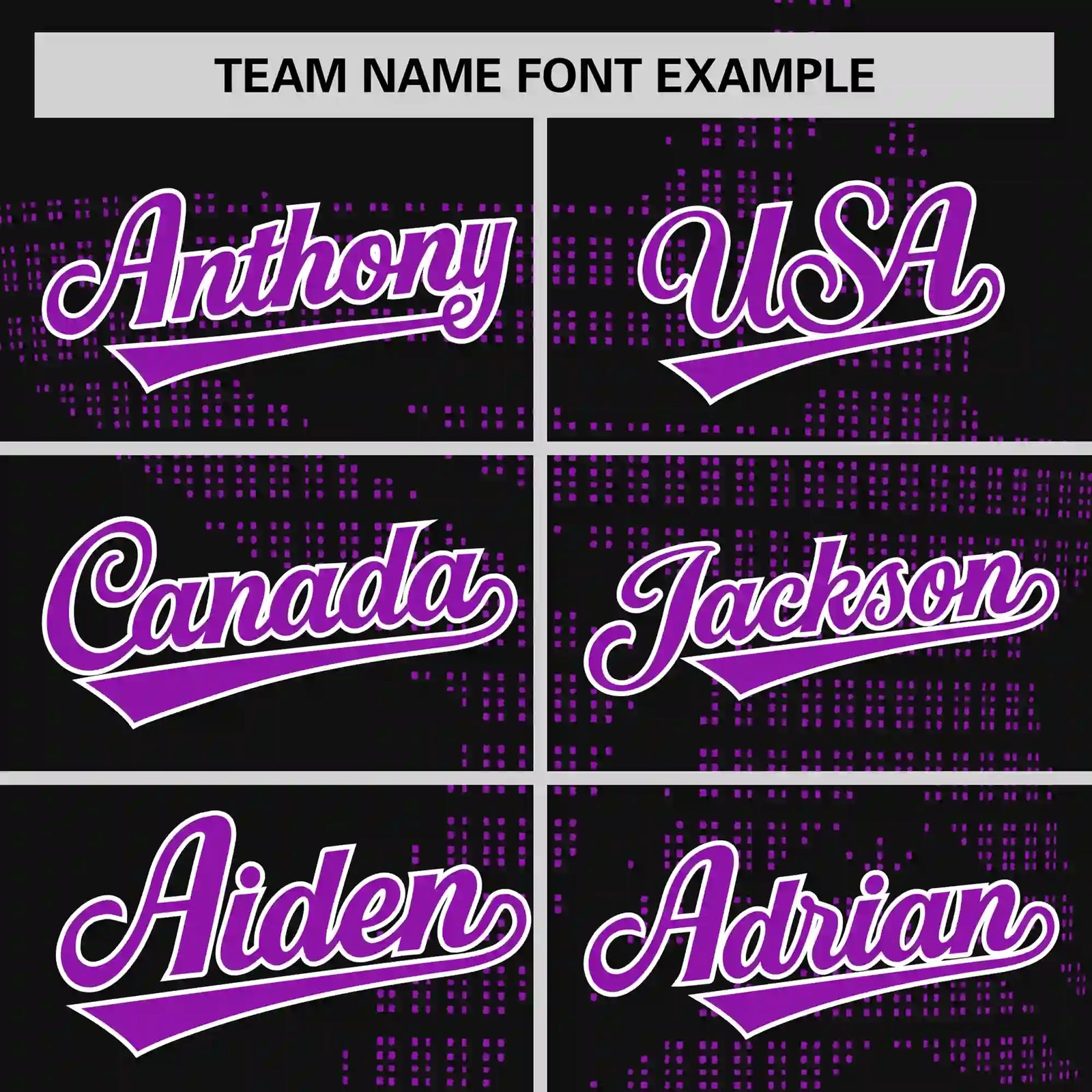 Custom Black Purple Crew Neck Star Style  Design  Performance T-Shirt