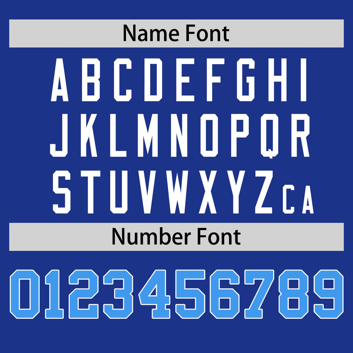 Custom Royal Blue White-Powder Blue Color Block Design Performance T-Shirt