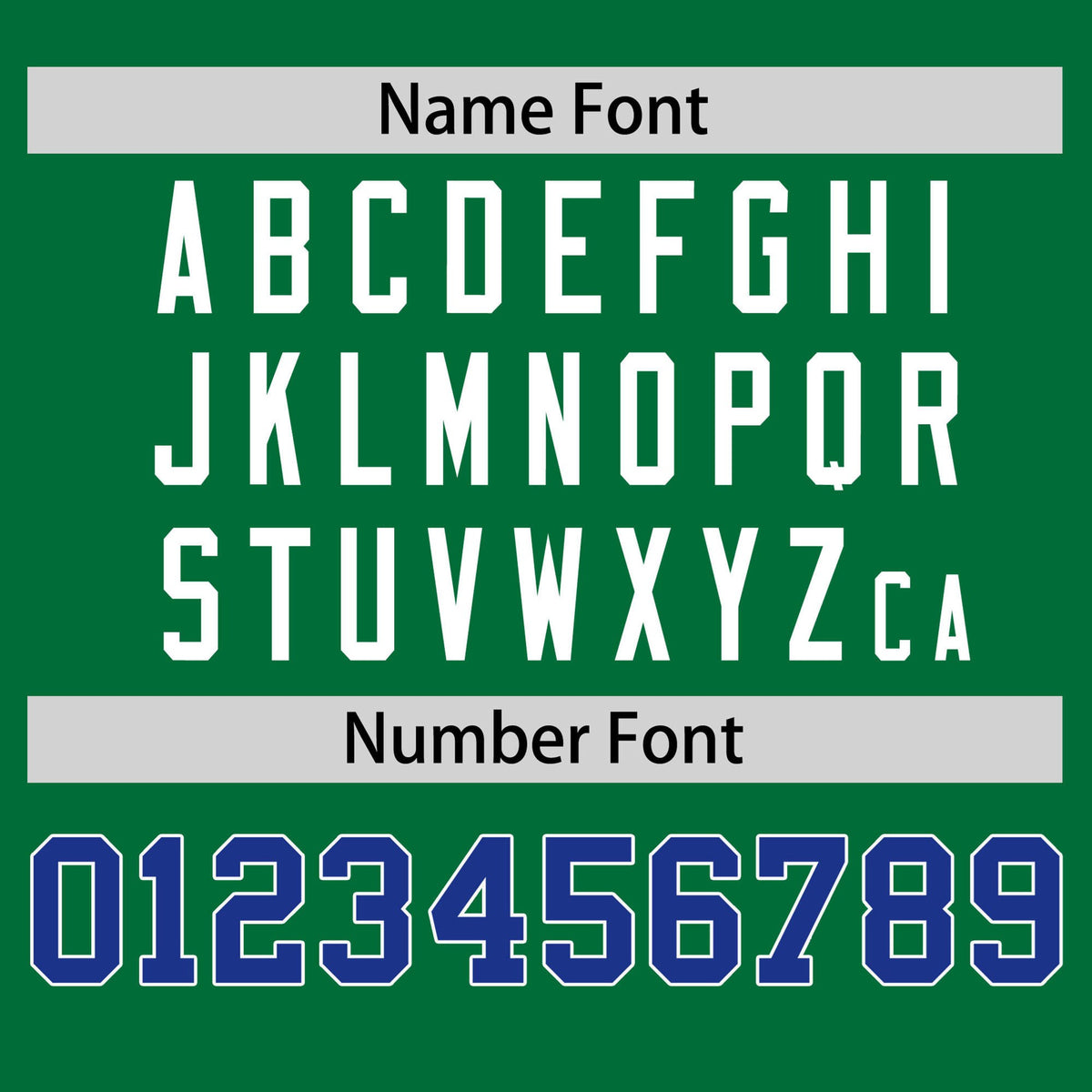 Custom Kelly Green White-Royal Blue Color Block Design Performance T-Shirt