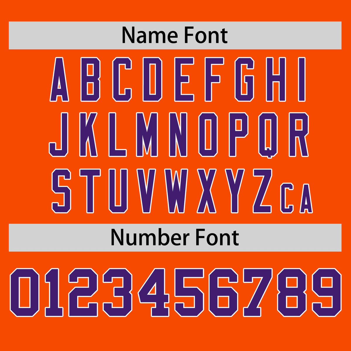 Custom Orange White-Purple Color Block Design Performance T-Shirt