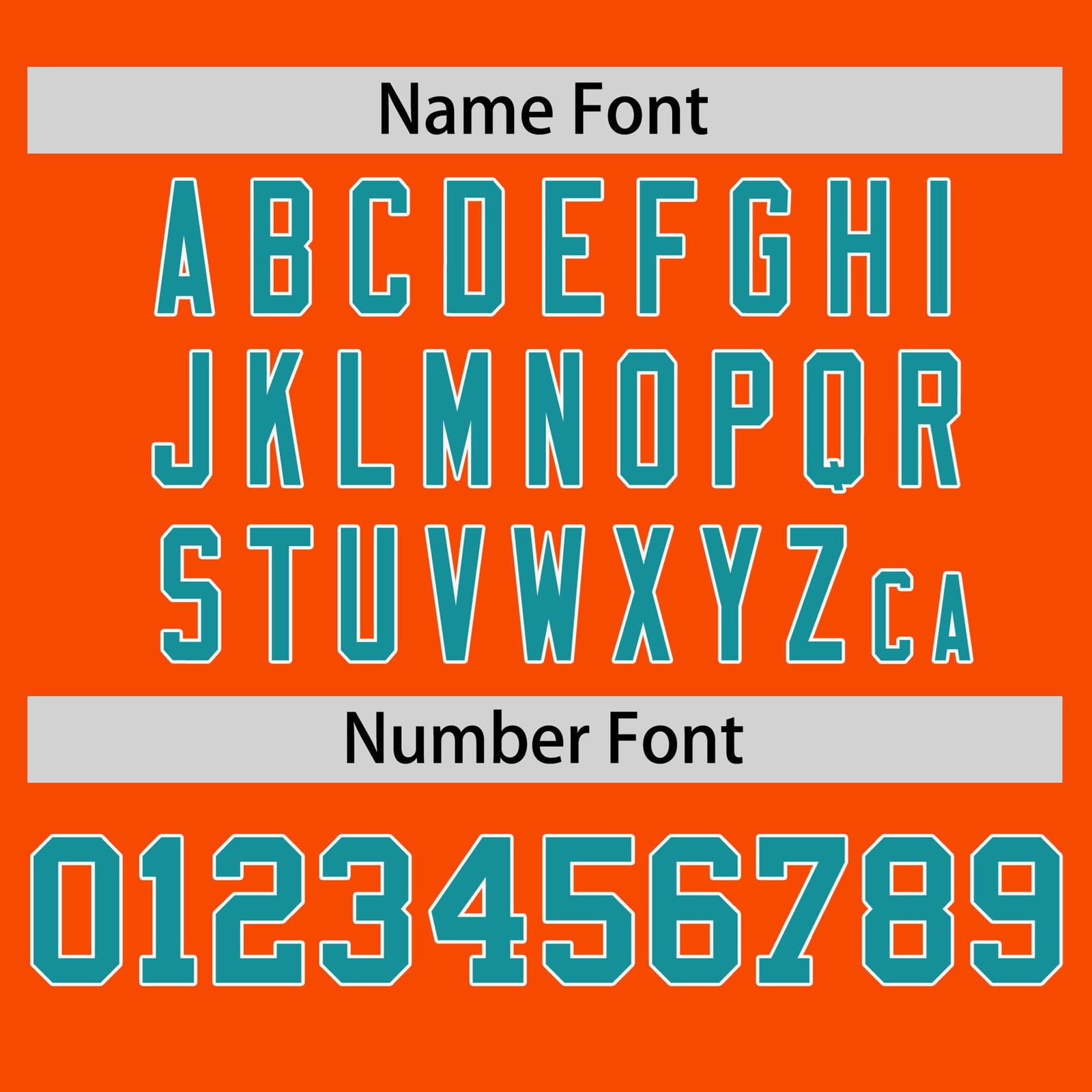 Custom Orange White-Aqua Color Block Design Performance T-Shirt