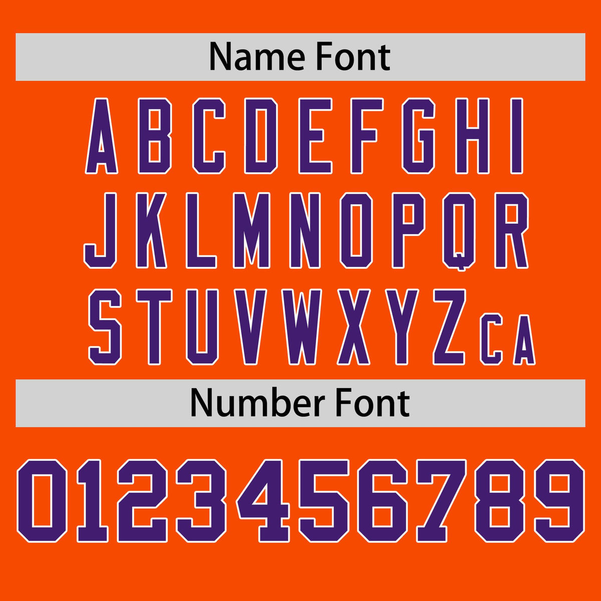 Custom Orange White-Purple Color Block Design Performance T-Shirt