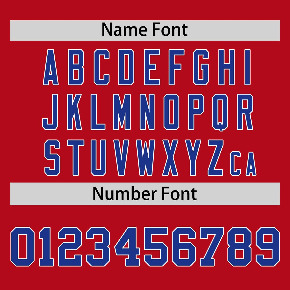 Custom Red Royal Blue Abstract Brush Stroke Performance T-Shirt