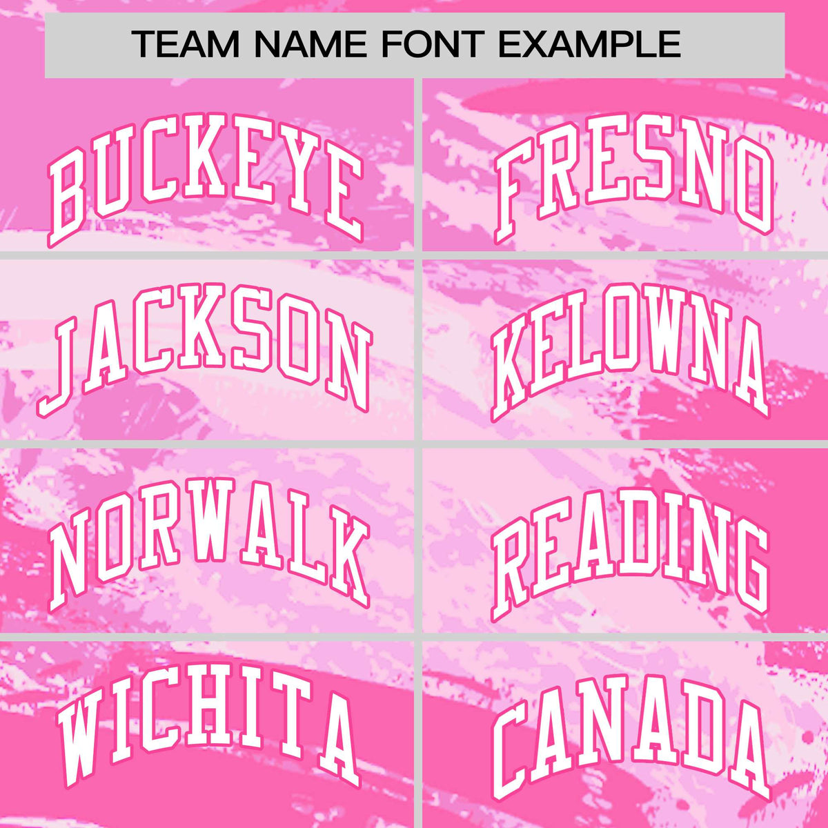 Custom Pink White Abstract Brush Stroke Performance T-Shirt