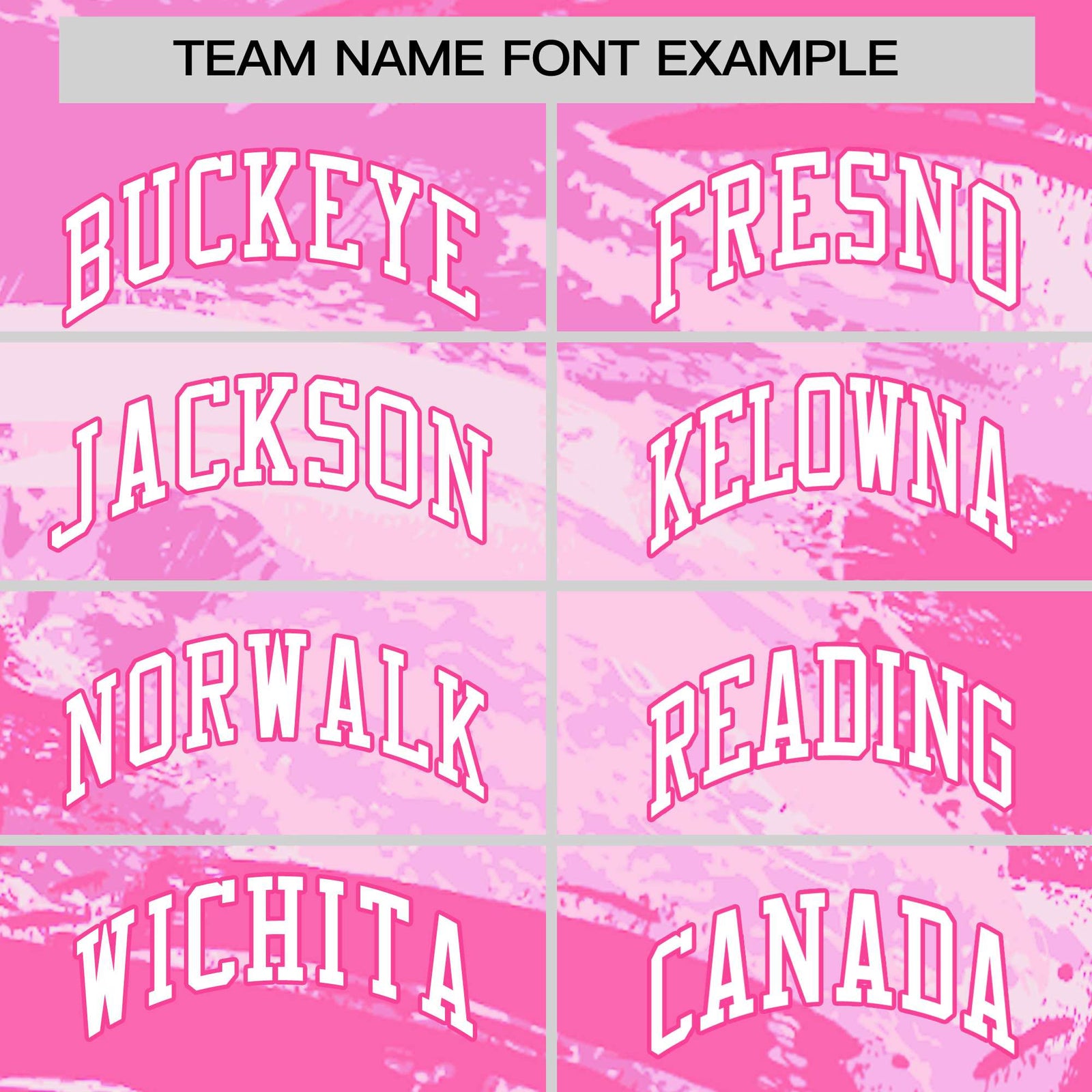 Custom Pink White Abstract Brush Stroke Performance T-Shirt