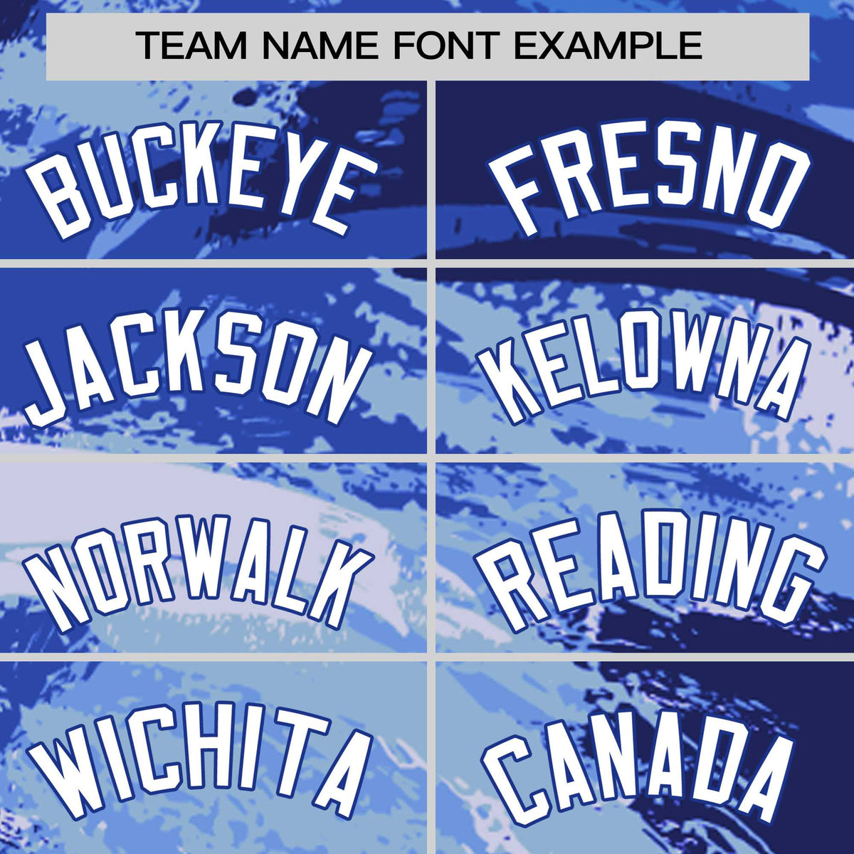 Custom Royal Blue White Abstract Brush Stroke Performance T-Shirt