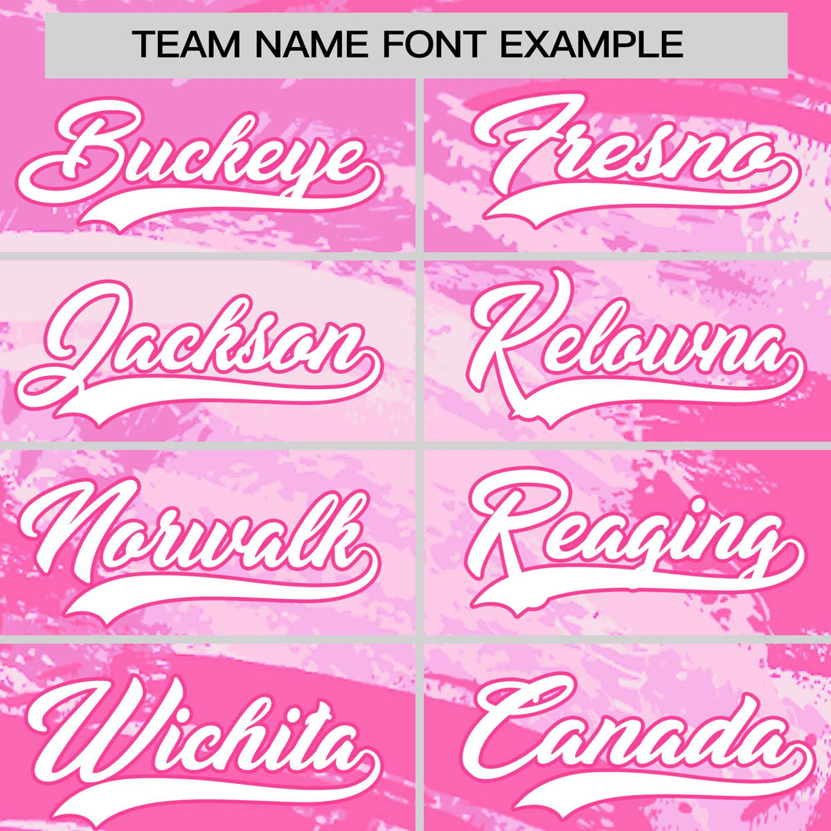 Custom Pink White Abstract Brush Stroke Performance T-Shirt