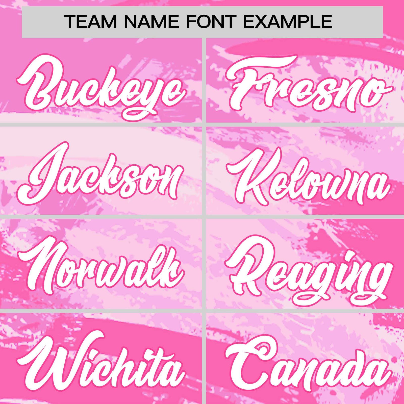 Custom Pink White Abstract Brush Stroke Performance T-Shirt