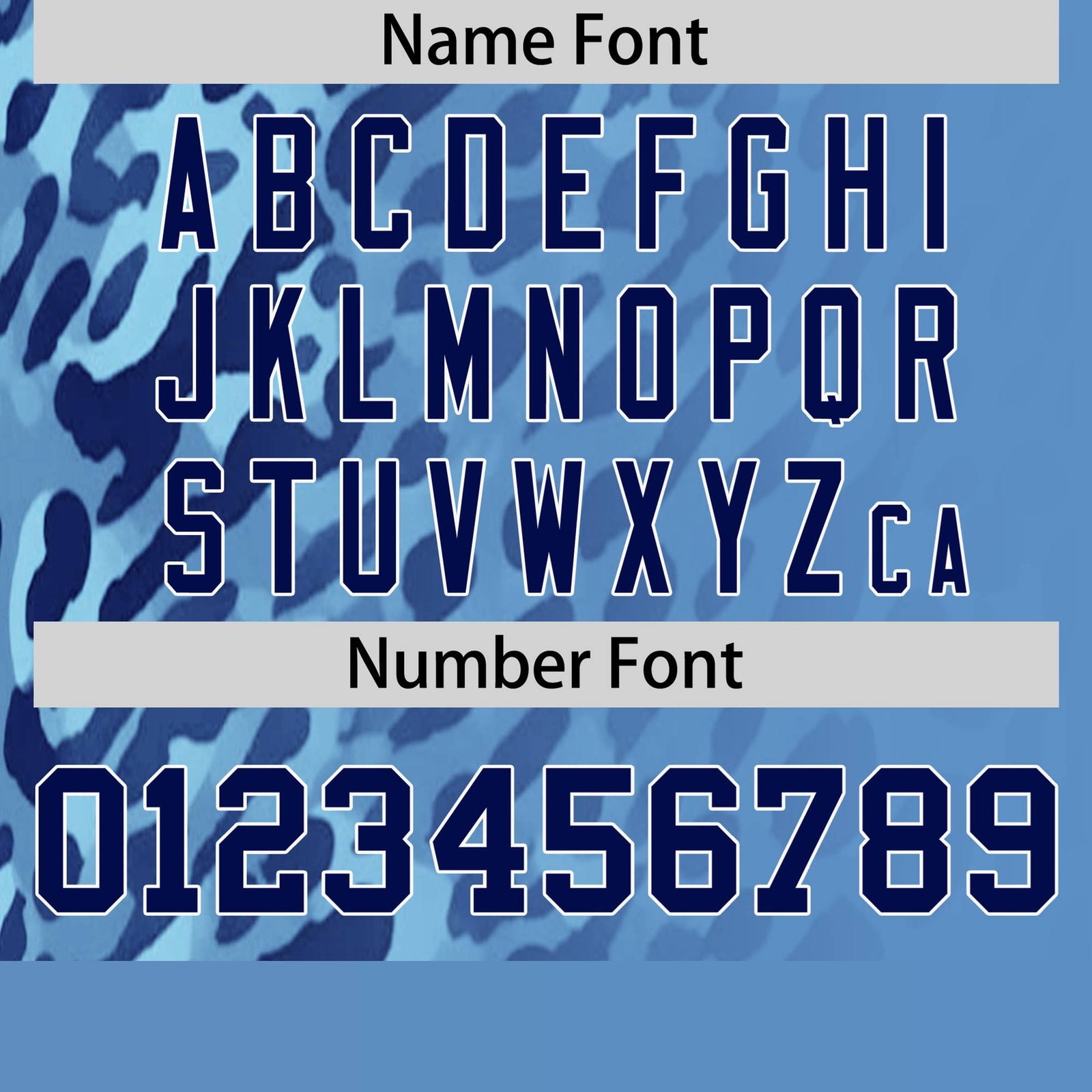 Custom Light Blue Navy Personalized Leopard Print Graffiti Pattern Performance T-Shirt