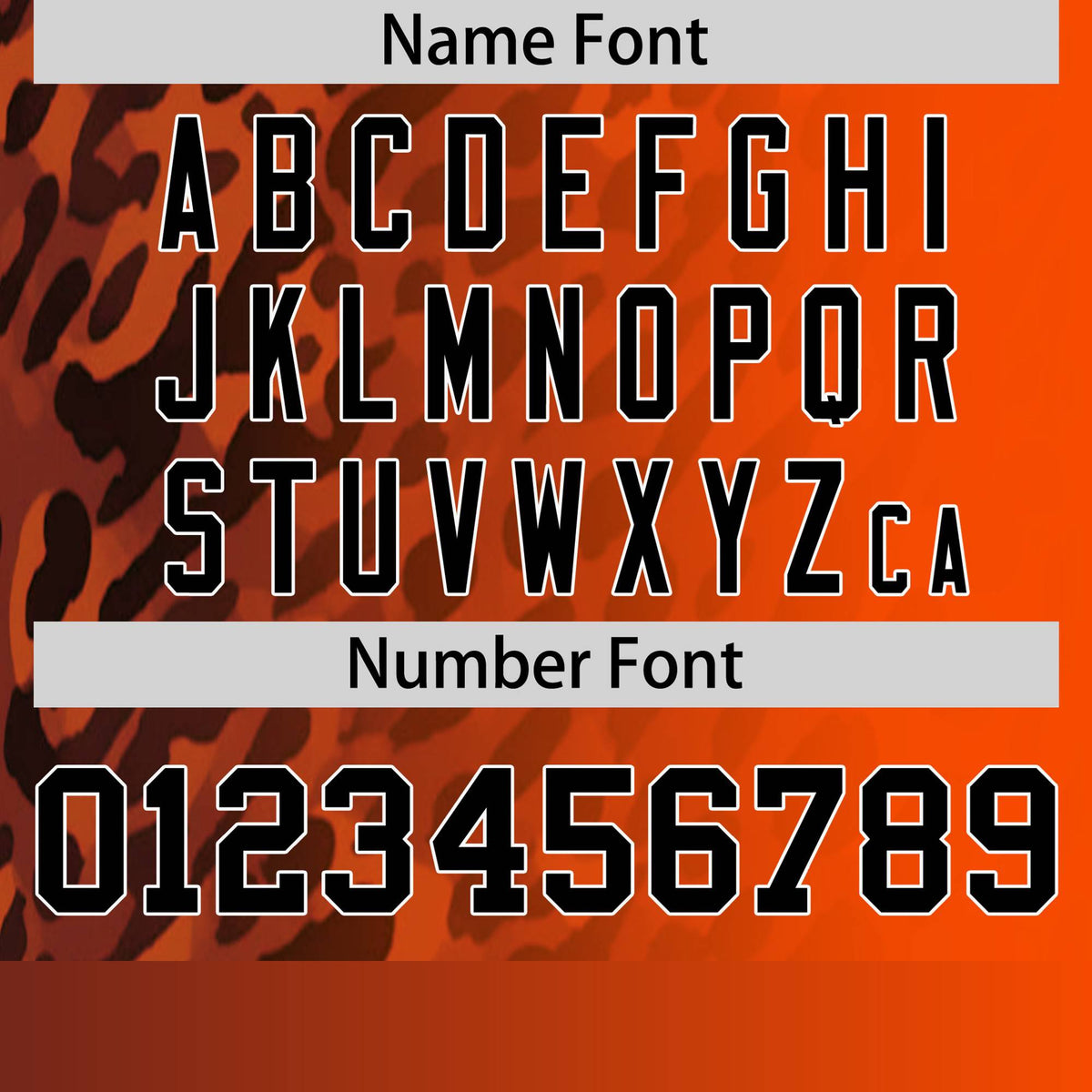 Custom Orange Black Personalized Leopard Print Graffiti Pattern Performance T-Shirt