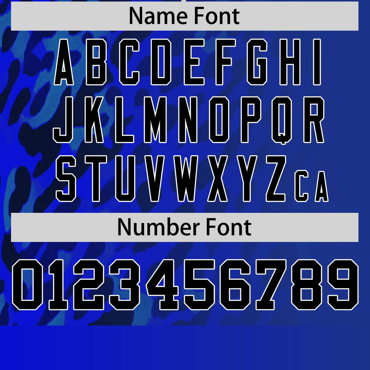 Custom Royal Blue Black Personalized Leopard Print Graffiti Pattern Performance T-Shirt