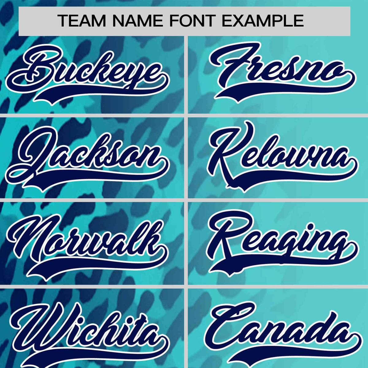 Custom Aqua Navy Personalized Leopard Print Graffiti Pattern Performance T-Shirt