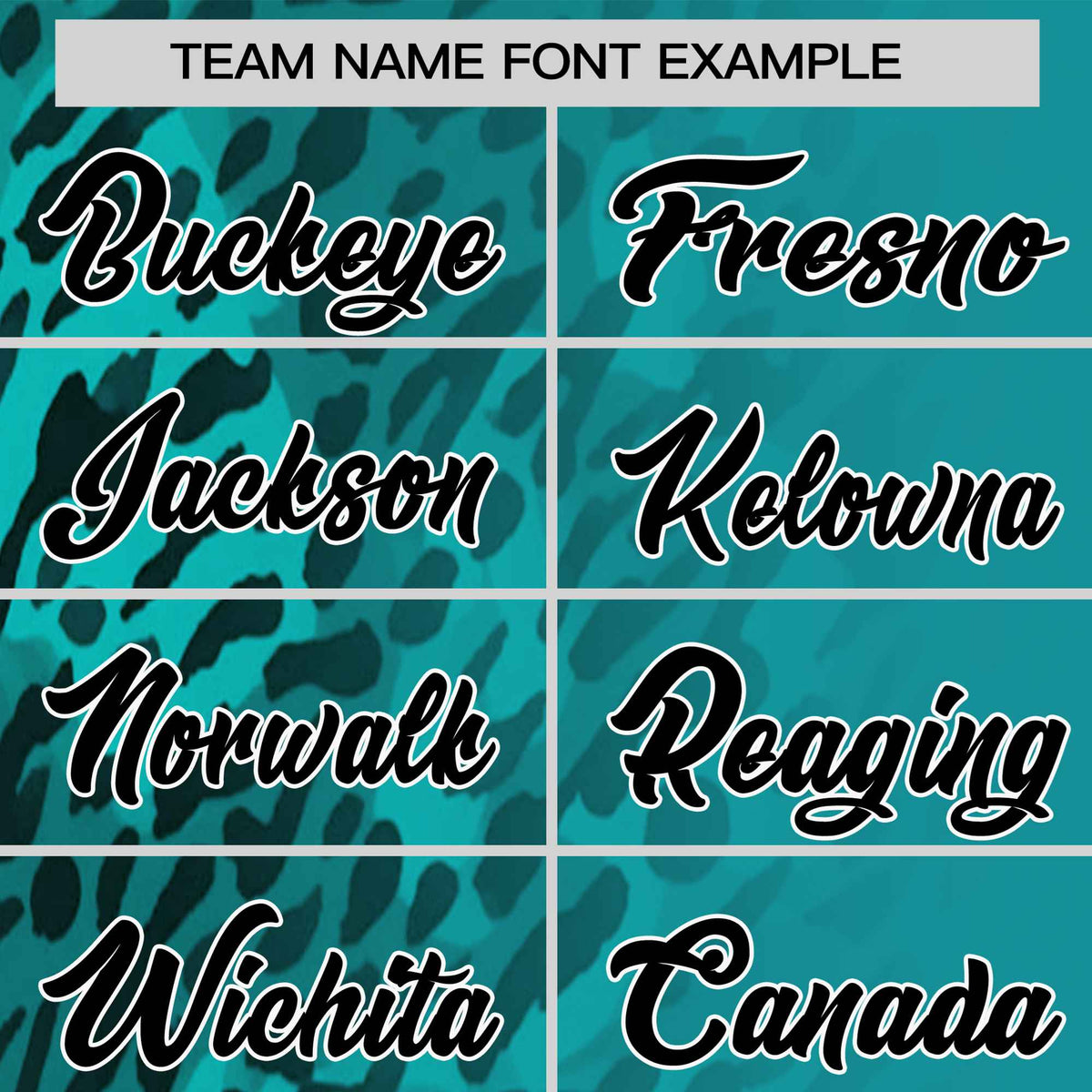 Custom Aqua Black Personalized Leopard Print Graffiti Pattern Performance T-Shirt