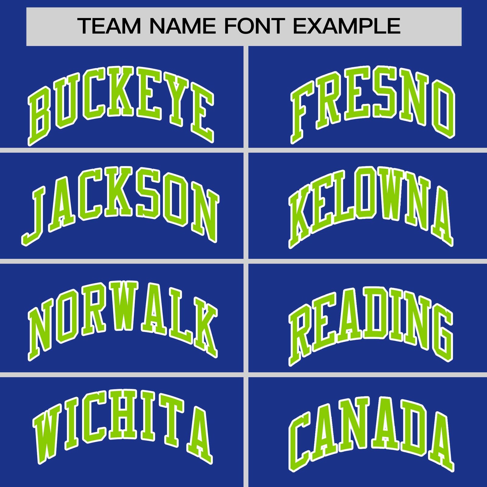 Custom Royal Blue White-Neon Green Crew neck Side Gradient Fashion Performance T-Shirt