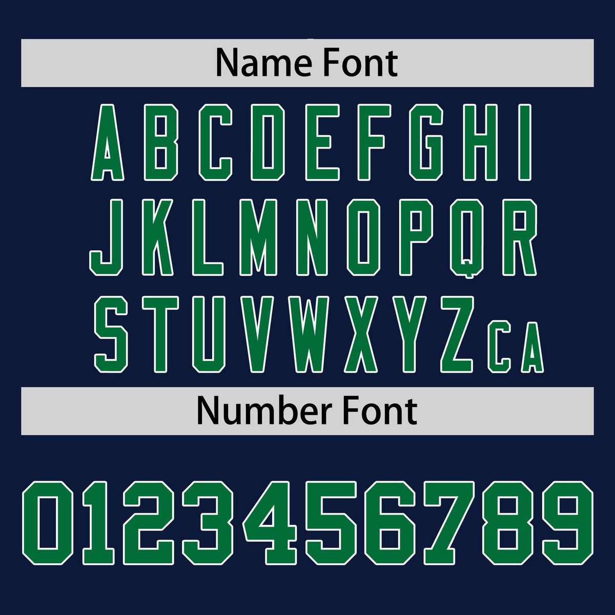 Custom Navy White-Kelly Green Crew neck Side Gradient Fashion Performance T-Shirt