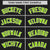 Custom Black Neon Green-White Crew neck Side Gradient Fashion Performance T-Shirt