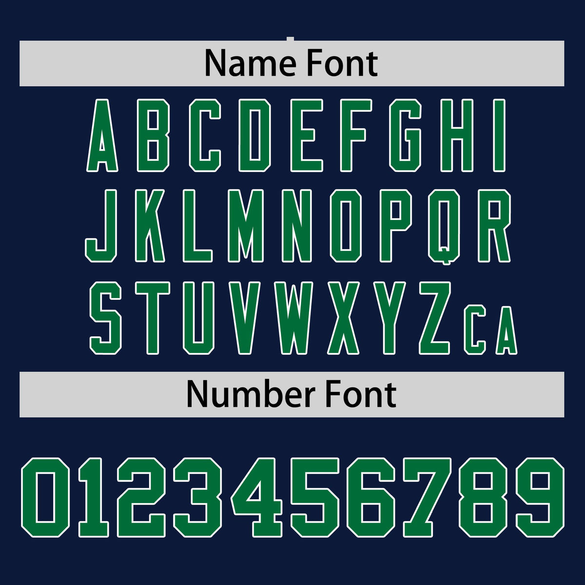 Custom Navy White-Kelly Green Crew neck Side Gradient Fashion Performance T-Shirt