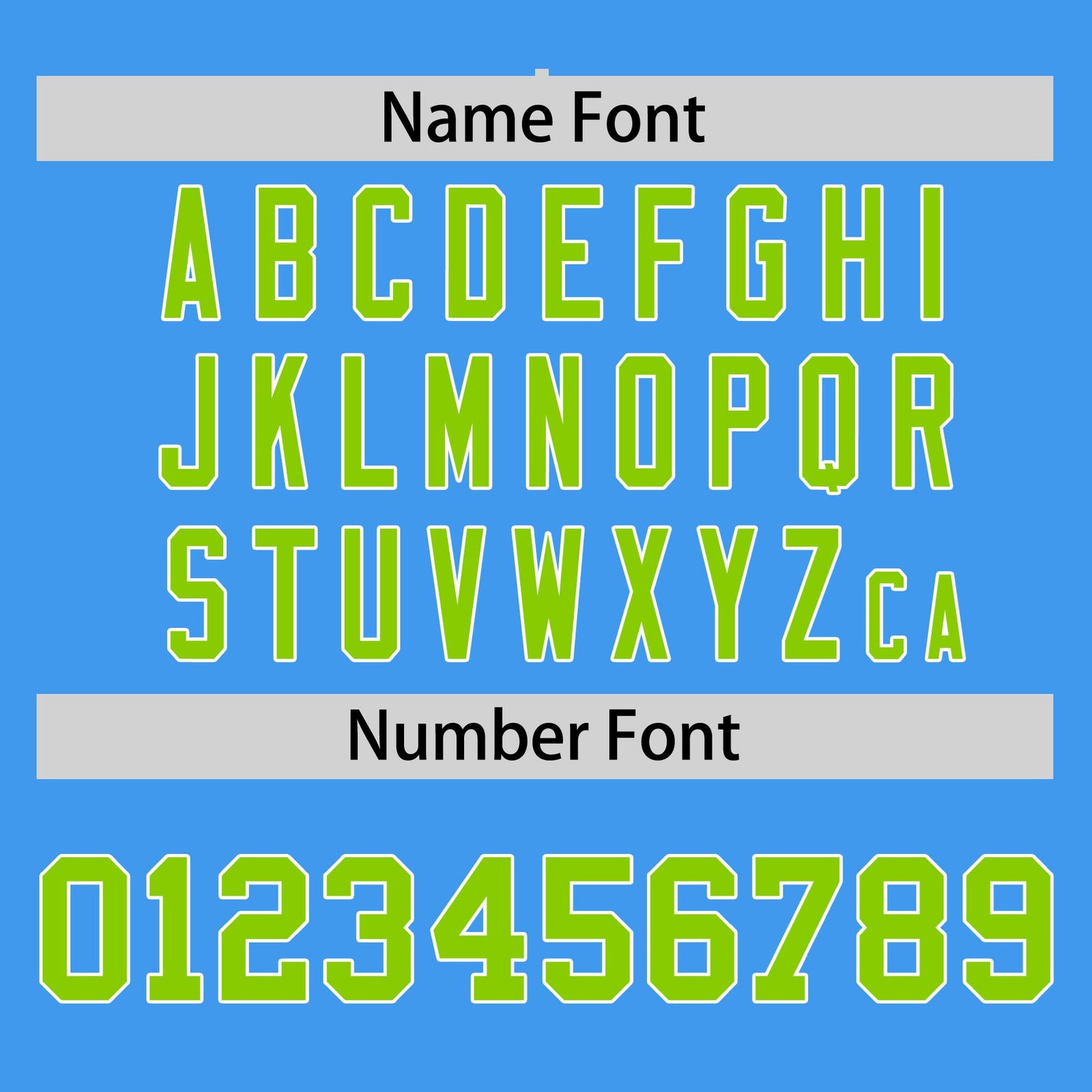 Custom Powder Blue White-Neon Green Crew neck Side Gradient Fashion Performance T-Shirt