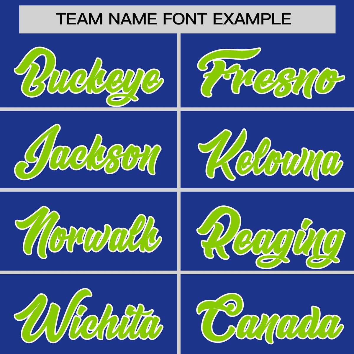 Custom Royal Blue White-Neon Green Crew neck Side Gradient Fashion Performance T-Shirt