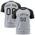 Custom Gray Black Raglan Sleeves Performance T-Shirt