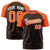 Custom Brown Orange Raglan Sleeves Performance T-Shirt