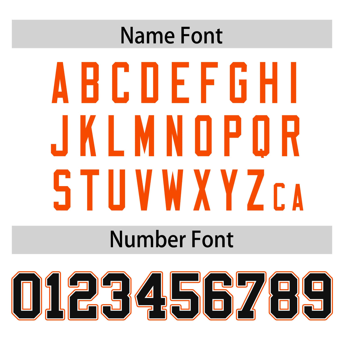 Custom White Black-Orange Performance T-Shirt