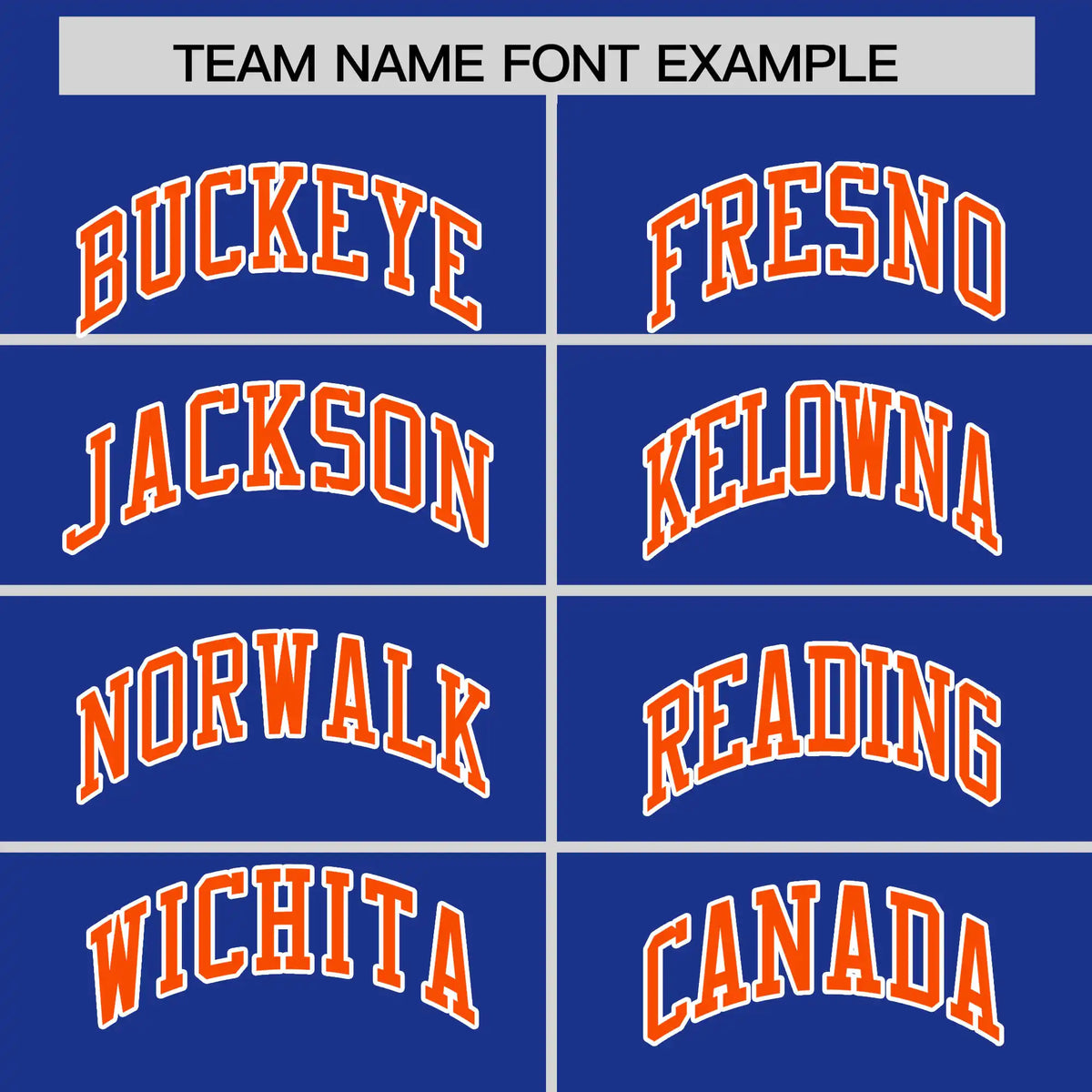 Custom Royal Blue Orange-White Performance T-Shirt