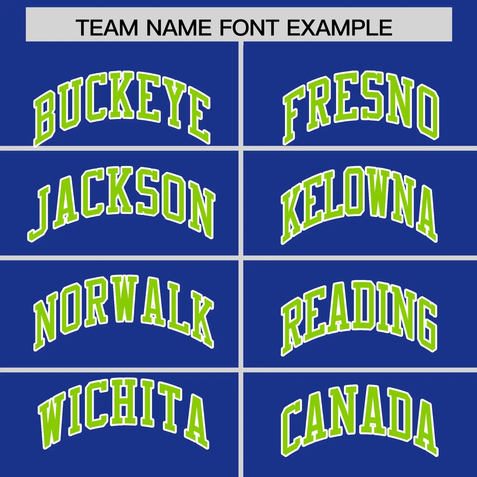 Custom Royal Blue Neon Green-White Performance T-Shirt