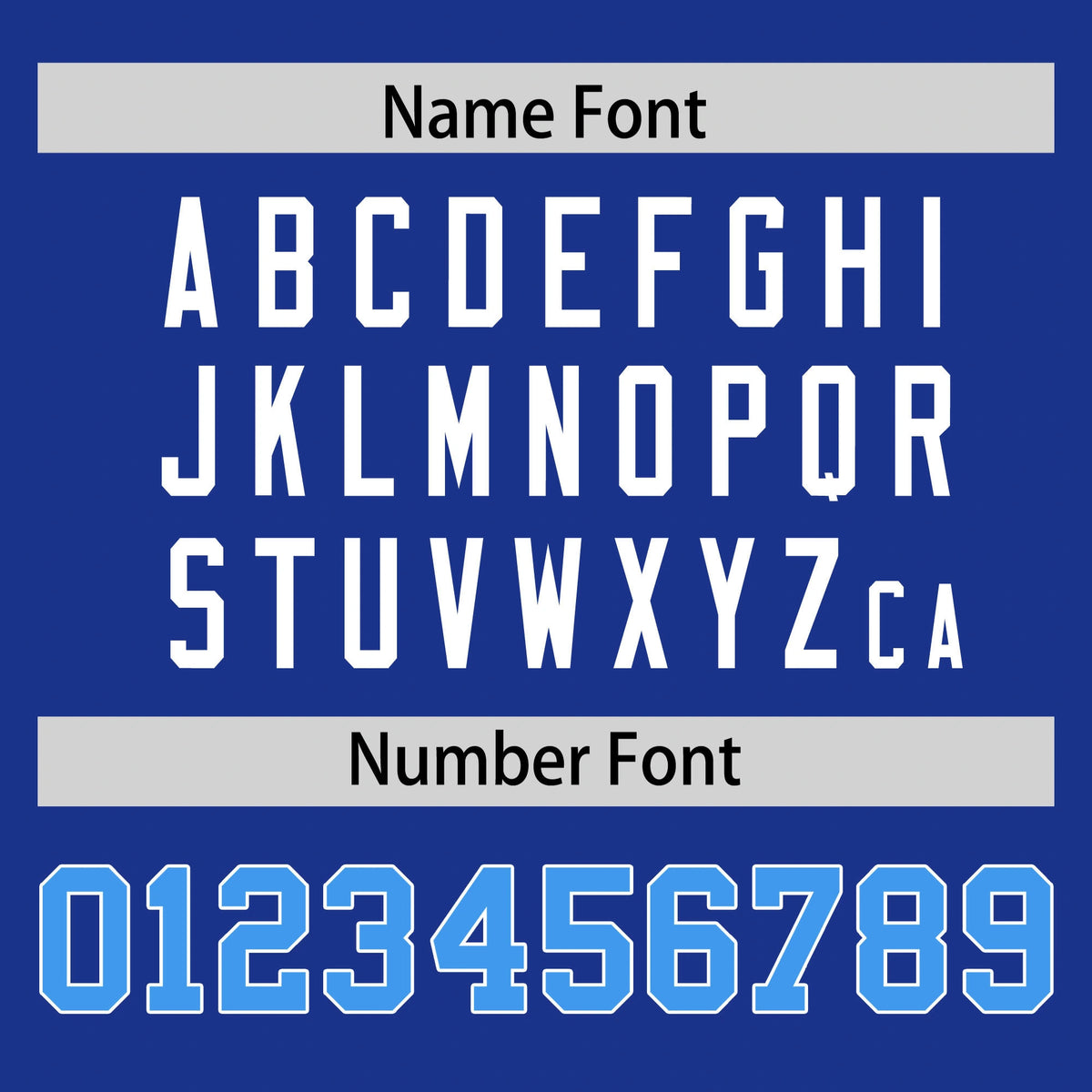 Custom Royal Blue Powder Blue-White Performance T-Shirt