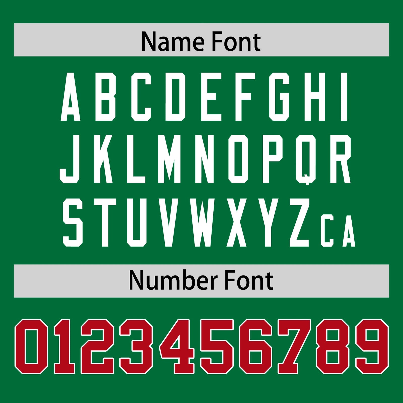 Custom Kelly Green Red-White Performance T-Shirt