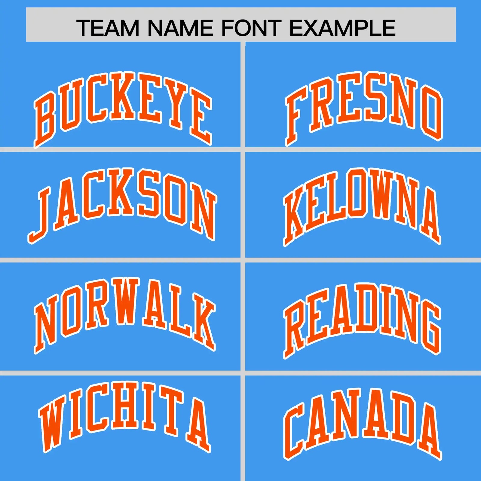 Custom Powder Blue Orange-White Performance T-Shirt