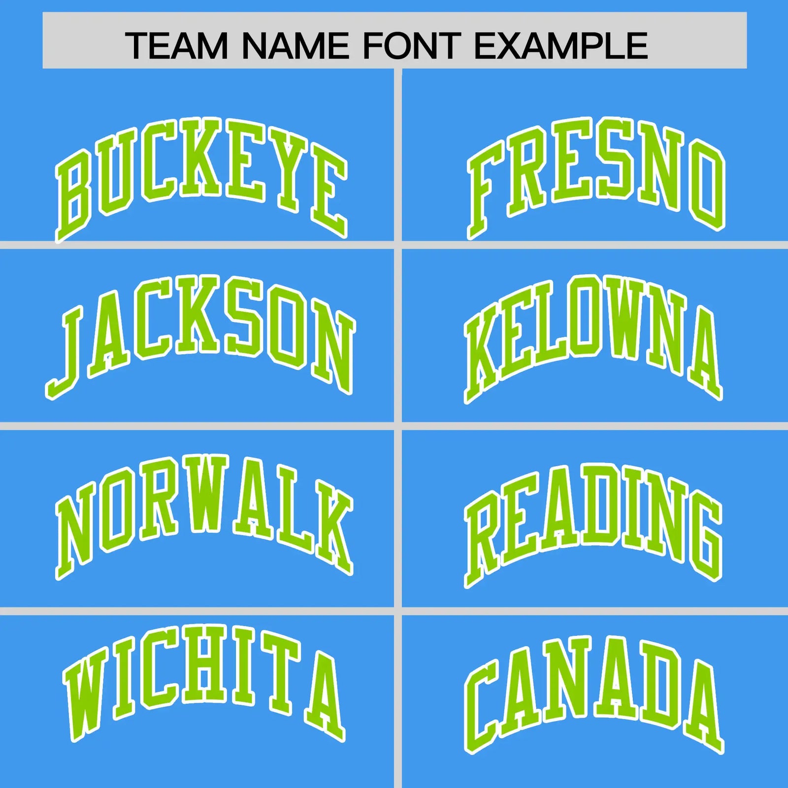 Custom Powder Blue Neon Green-White Performance T-Shirt