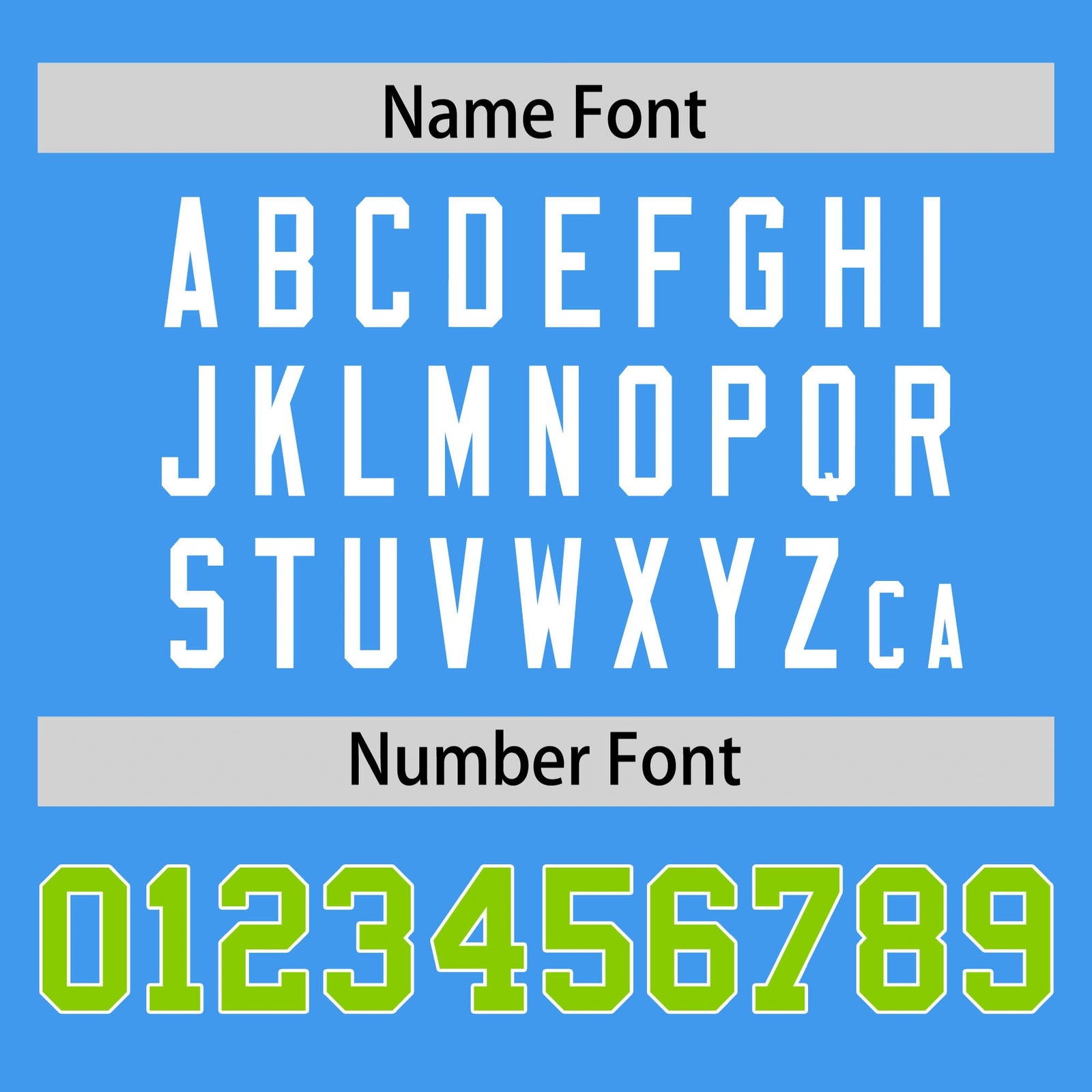 Custom Powder Blue Neon Green-White Performance T-Shirt