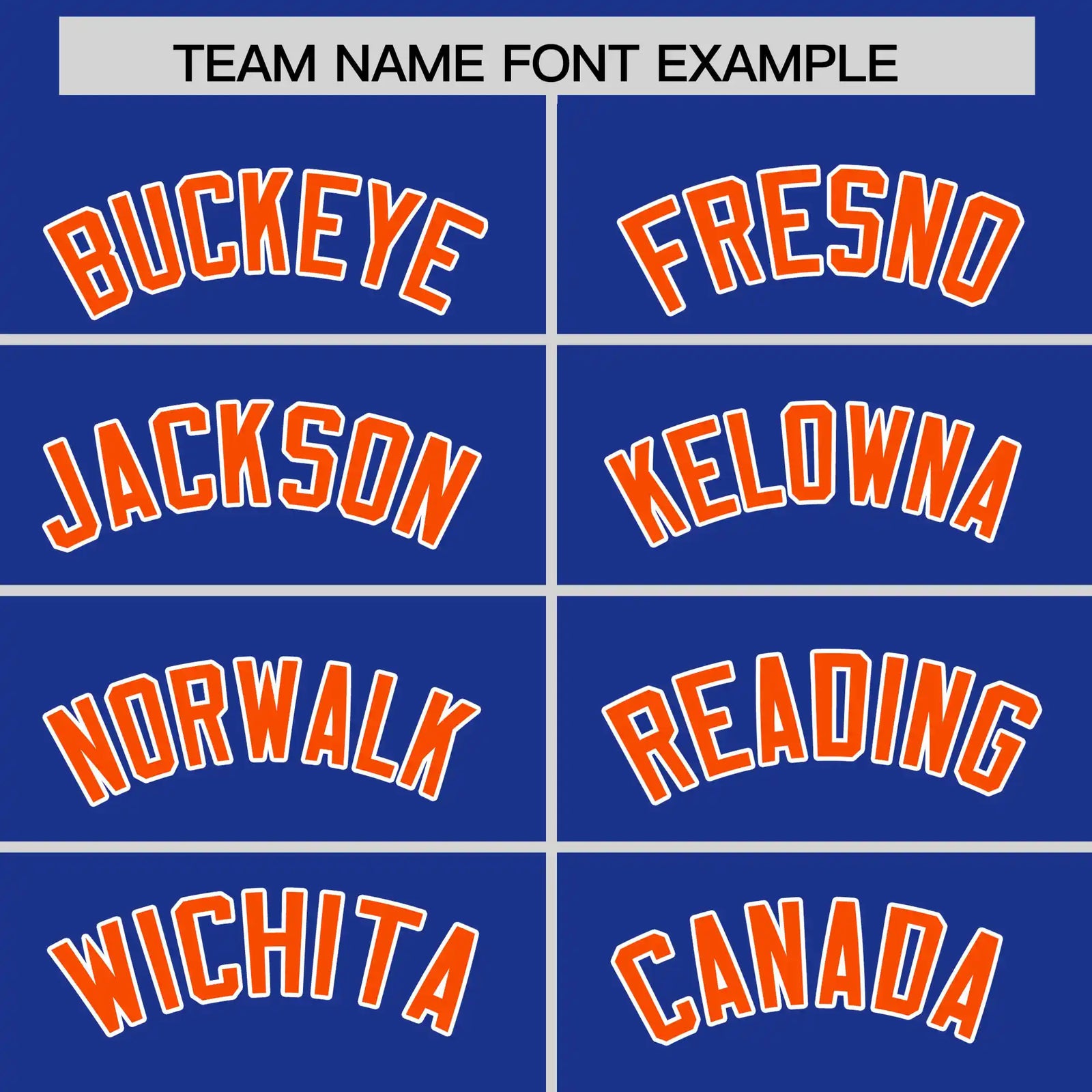 Custom Royal Blue Orange-White Performance T-Shirt