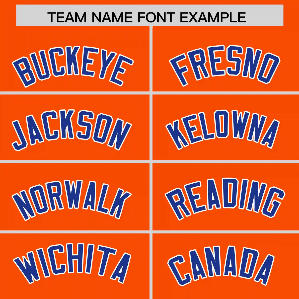 Custom Orange Royal Blue-White Performance T-Shirt