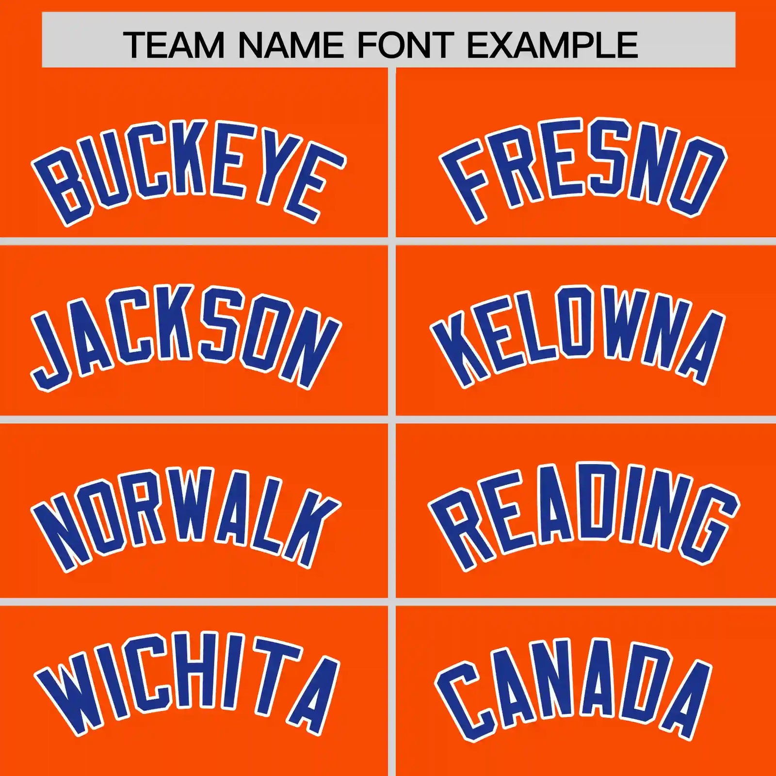 Custom Orange Royal Blue-White Performance T-Shirt