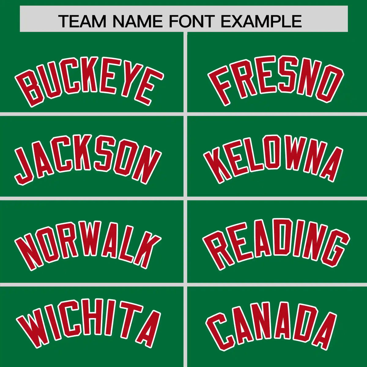 Custom Kelly Green Red-White Performance T-Shirt