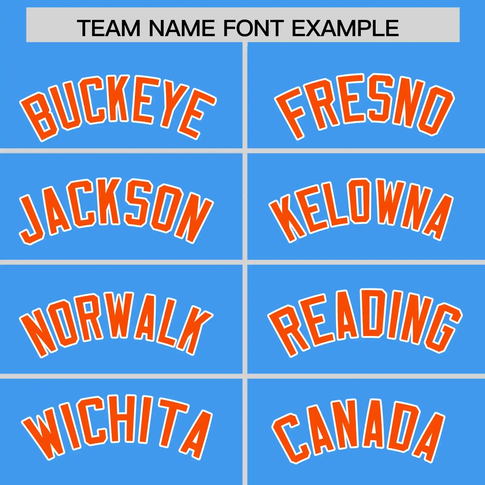 Custom Powder Blue Orange-White Performance T-Shirt