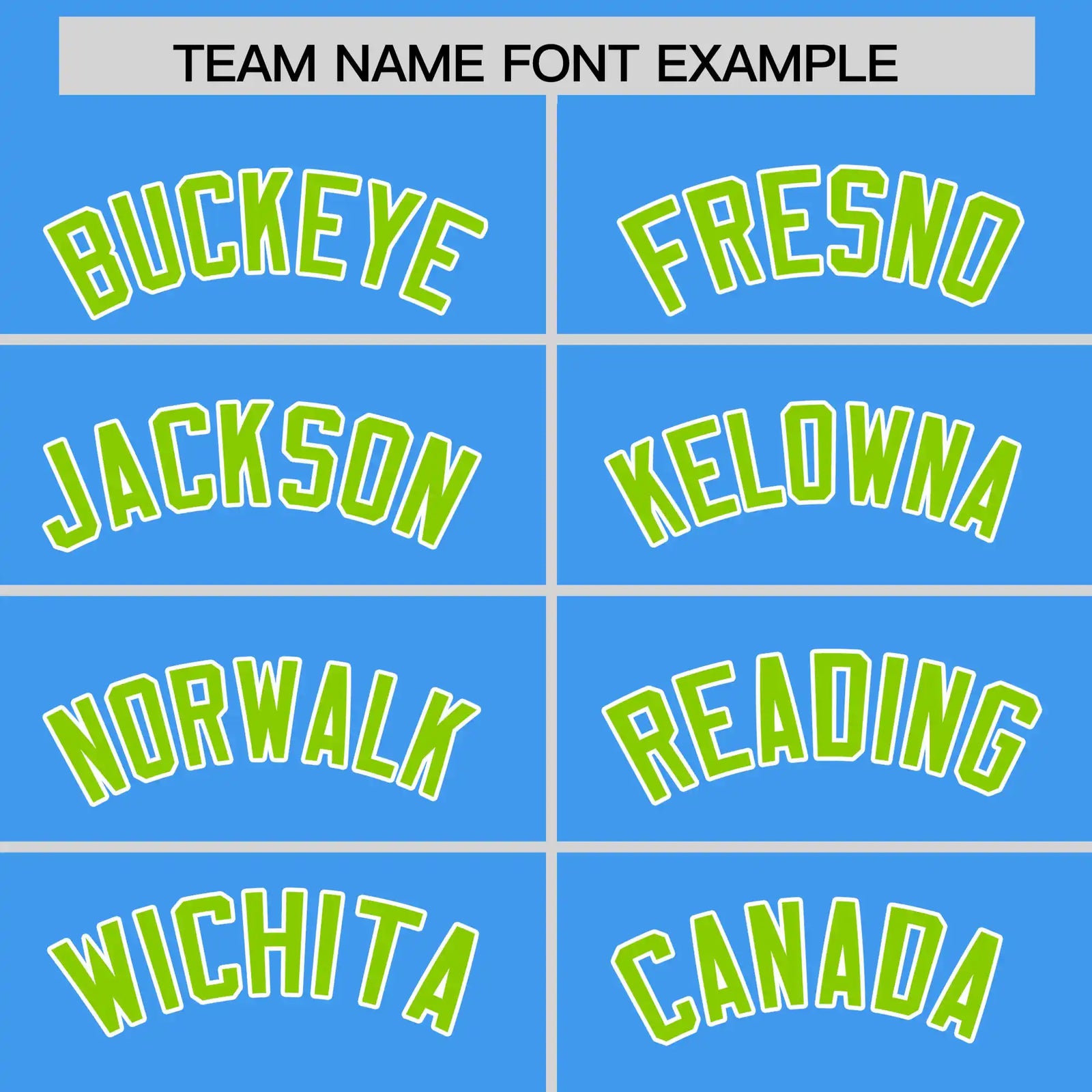 Custom Powder Blue Neon Green-White Performance T-Shirt