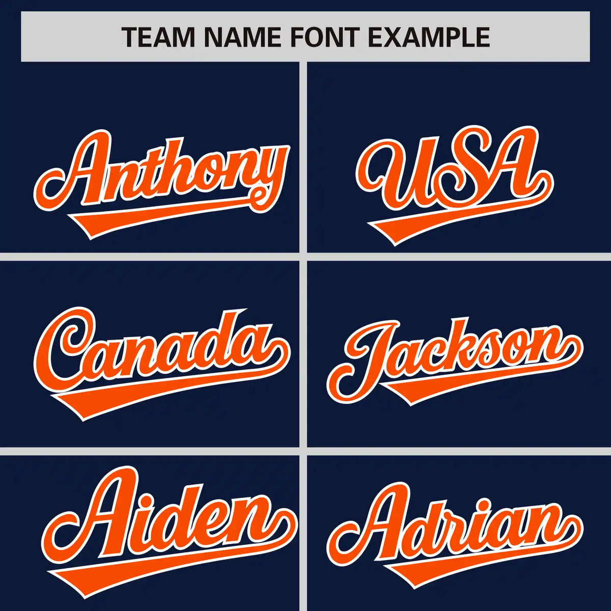 Custom Navy Orange-White Performance T-Shirt