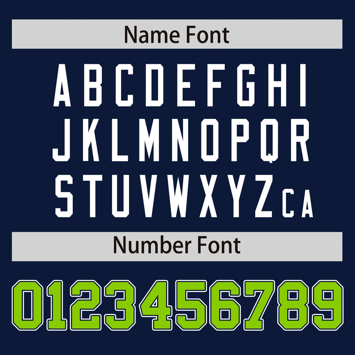 Custom Navy Neon Green-White Performance T-Shirt