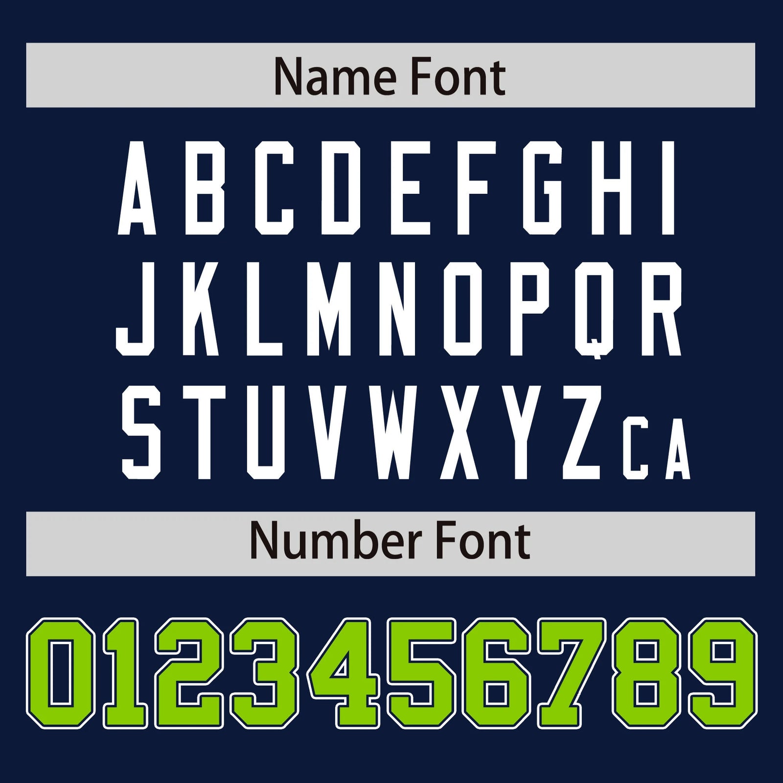 Custom Navy Neon Green-White Performance T-Shirt