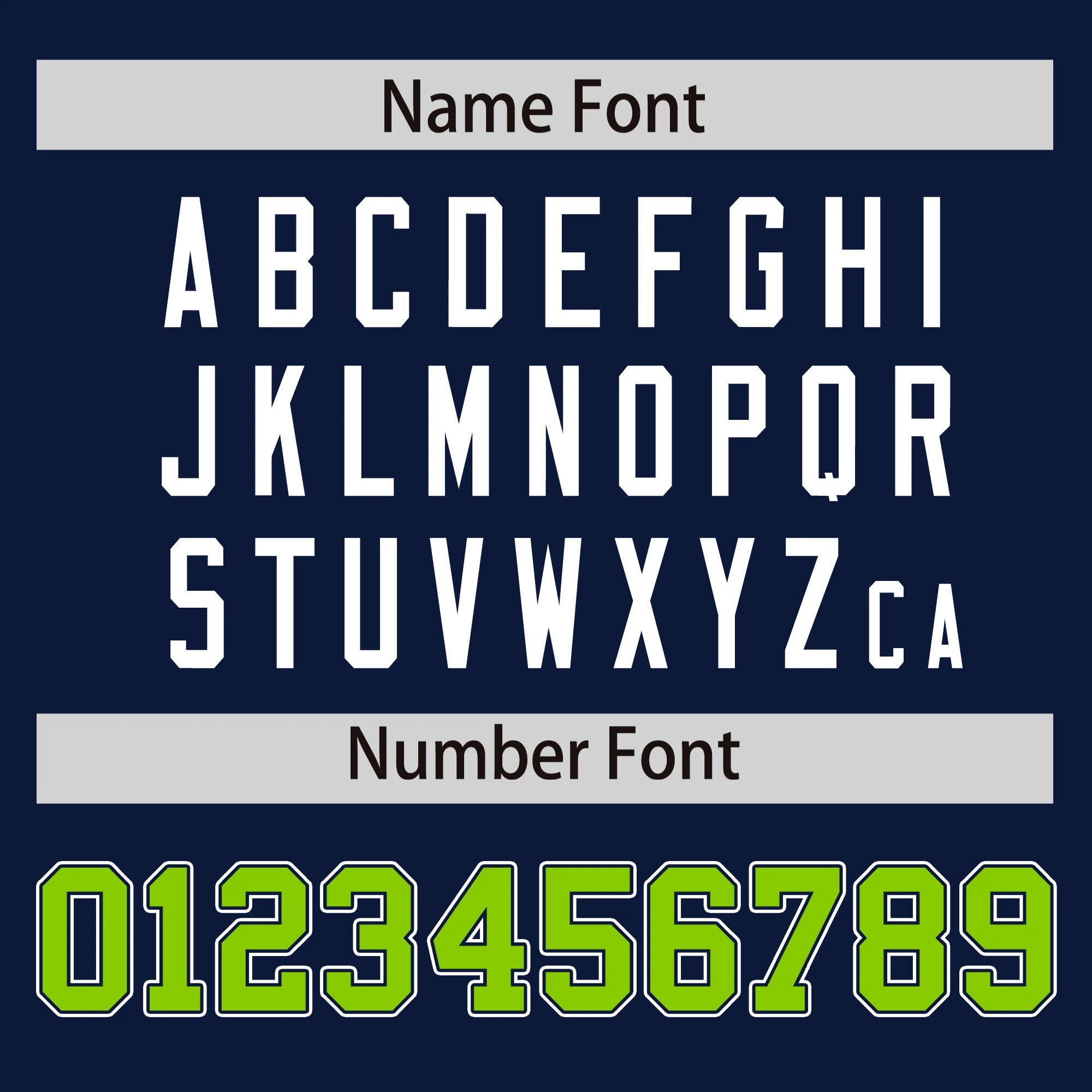 Custom Navy Neon Green-White Performance T-Shirt