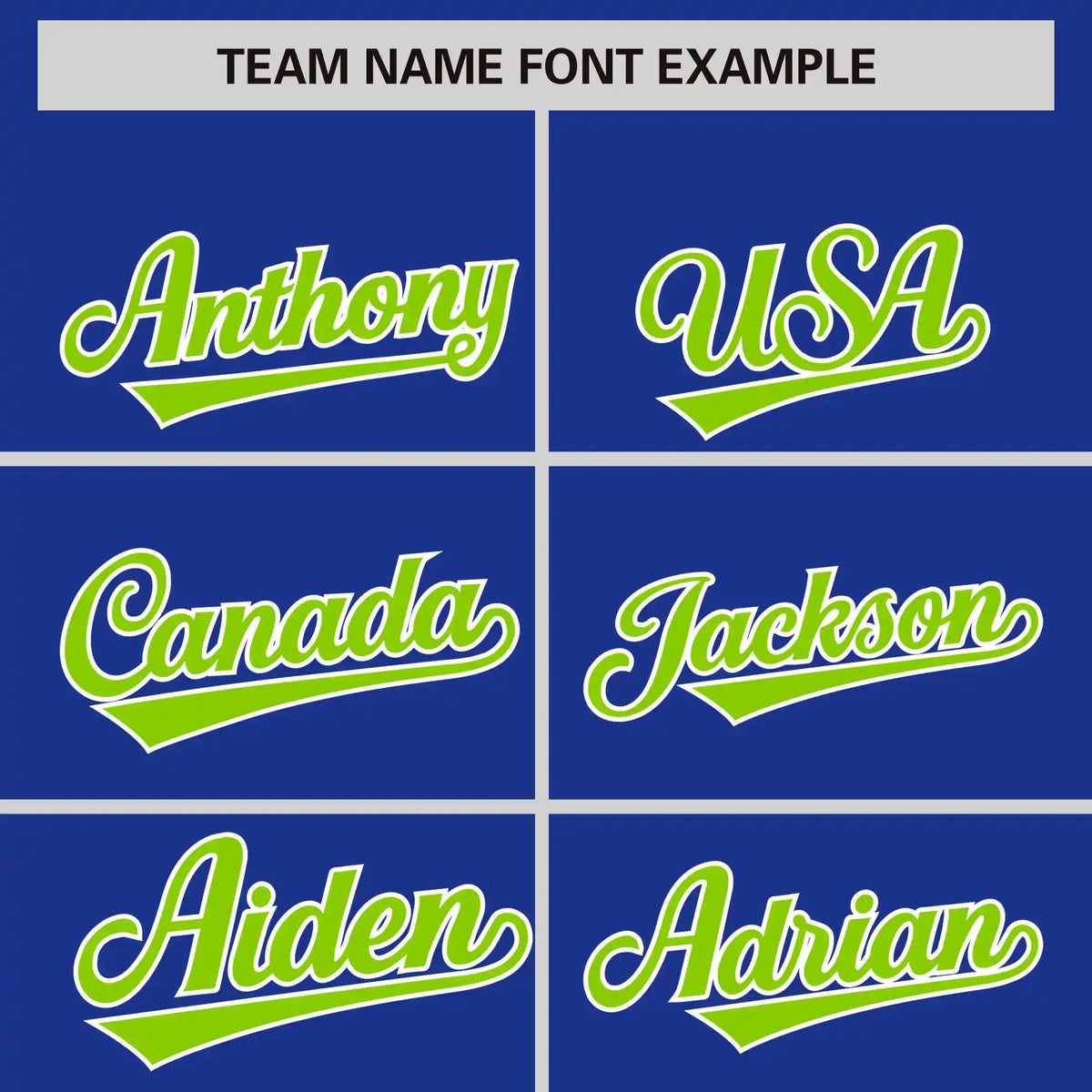Custom Royal Blue Neon Green-White Performance T-Shirt