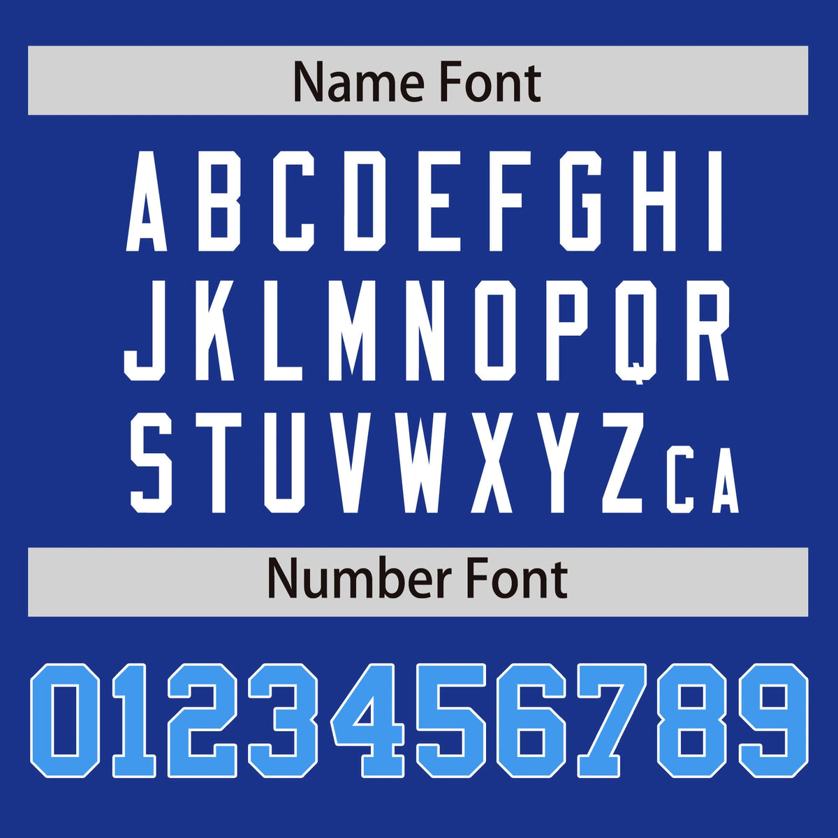 Custom Royal Blue Powder Blue-White Performance T-Shirt
