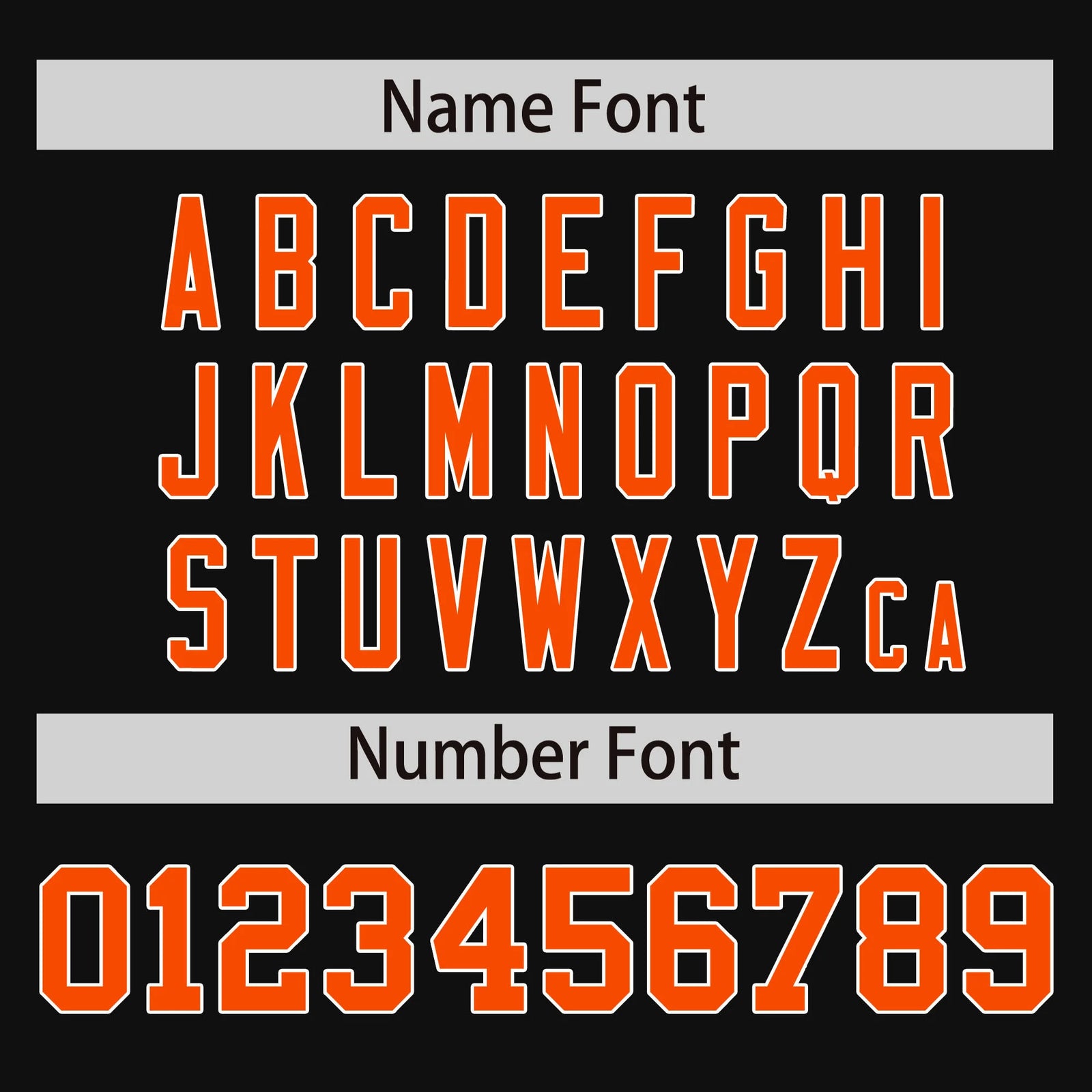 Custom Black Orange-White Performance T-Shirt