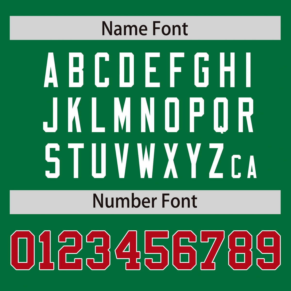 Custom Kelly Green Red-White Performance T-Shirt