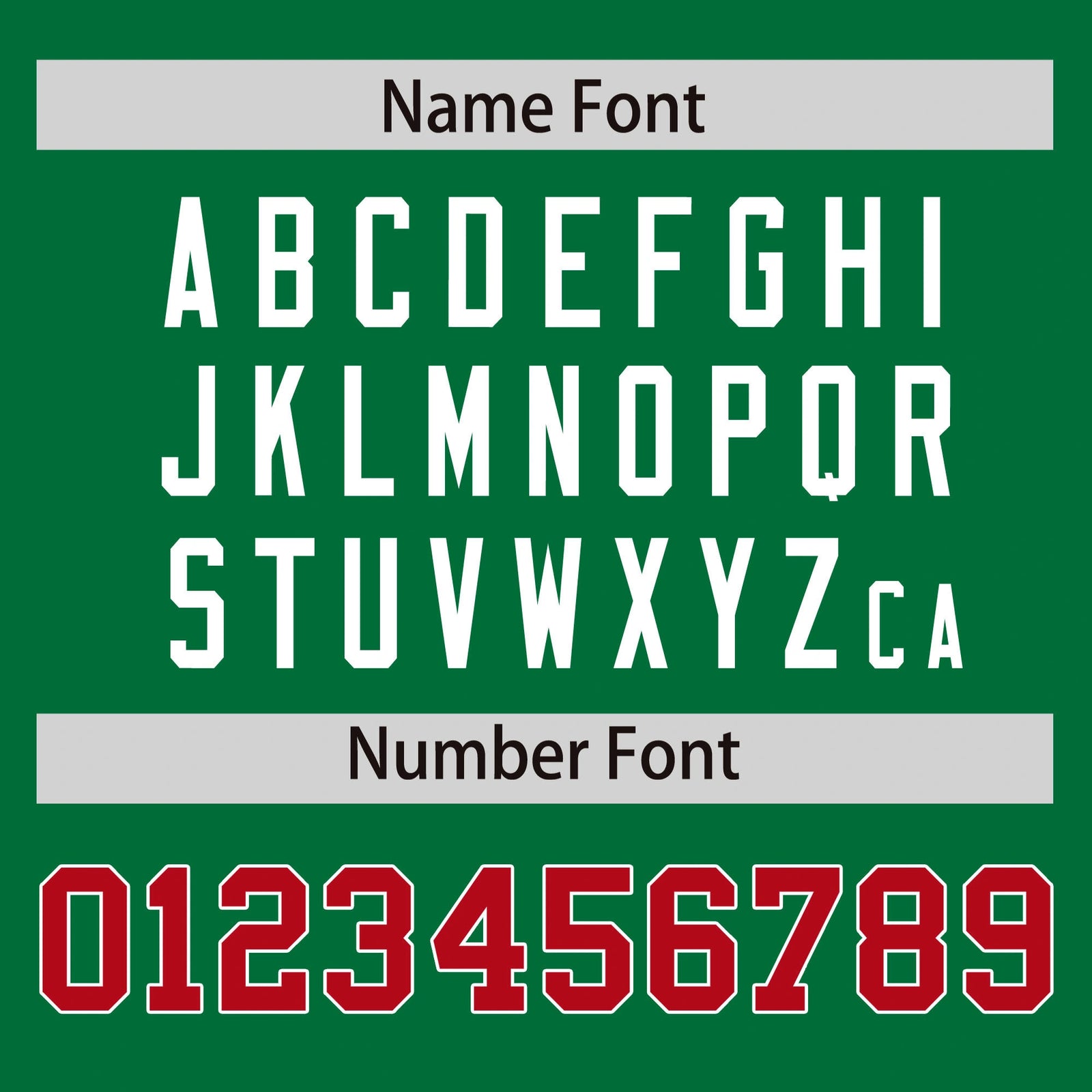 Custom Kelly Green Red-White Performance T-Shirt