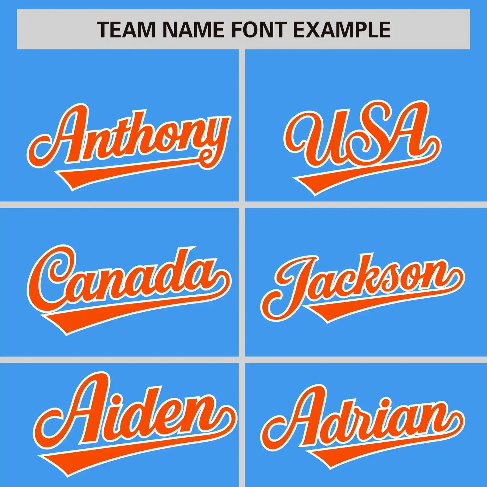 Custom Powder Blue Orange-White Performance T-Shirt